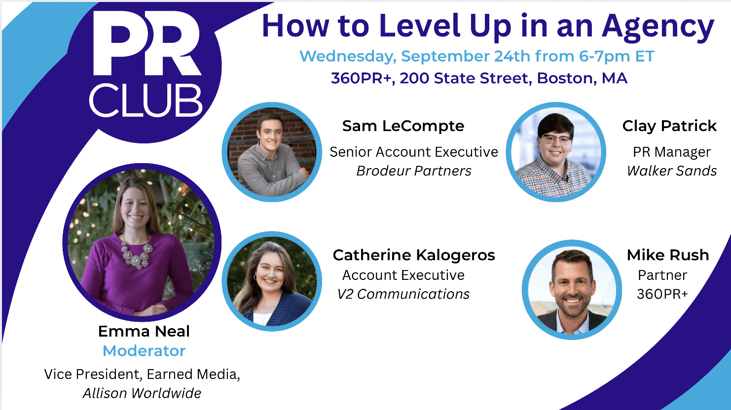 How to Level Up – Growth in an Agency event graphic.